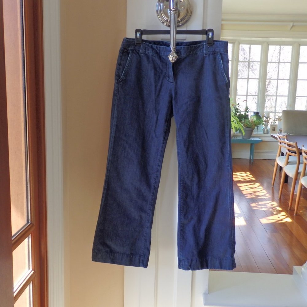 J. Crew Trouser Jeans Dark Wash size 10 - Picture 5 of 5